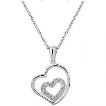 Coeur en Argent Joaly avec Oxydes de Zirconium