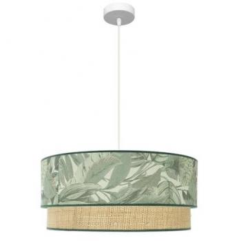 Éclairage suspendu Congo 60d 3xe27 Blanc et Vert Nature – FabriLamp
