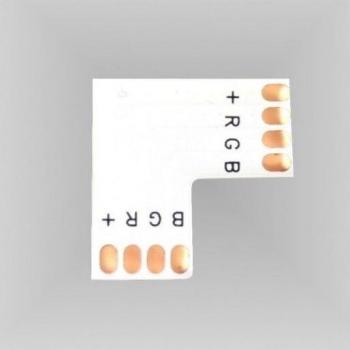 RGB-Anschlusseinheiten 10 mm 90º für LED-Streifen