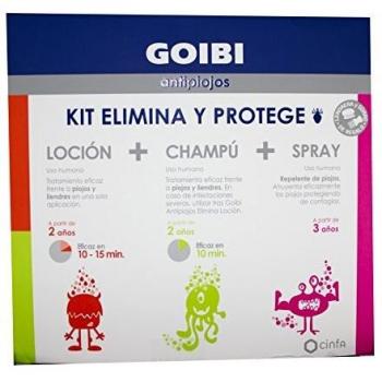 Goibi Kit Anti-poux Shampooing, Lotion et Spray