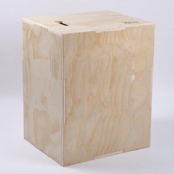 Caja de Salto Pliométrica de Madera para Niños 12X14X16 Pulgadas