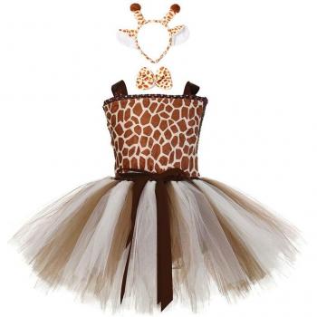 Robe de fête girafe pour bébés