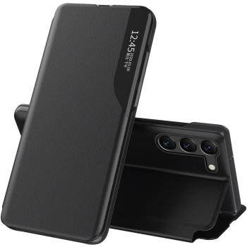 Samsung S24+ Custodia Nero EcoPelle Hurtel – View Design