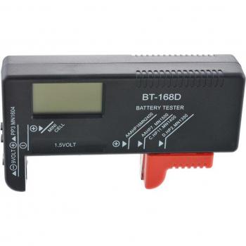 168 Digitaler Batterietester für 18650, 14500, Lithium, 9V, 3,7V, 1,5V AA AAA Zelle C D