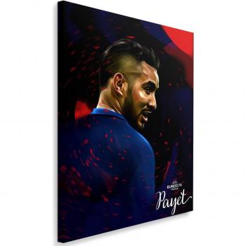 Blue Canvas Portrait of Dimitri Payet 40x60