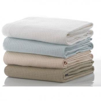 Soft Cotton Waffle Textured Blanket, Sphinx Pattern, 170cm x 220cm