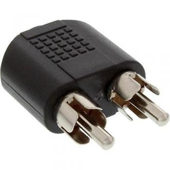InLine 99343 InLine® Audio Adapter 35mm Klinke Buchse Stereo an 2x Cinch Stecker