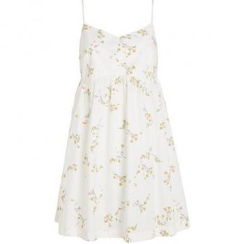 Tommy Jeans Kleid Back Tie Strap in bunt