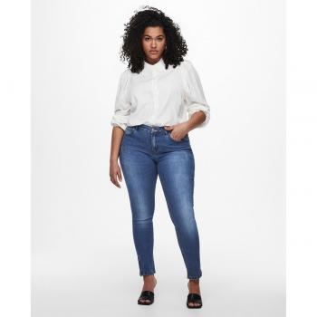 Jeans Carmakoma “Karla” Regular Ankle Skinny Medium Blue Denim 54