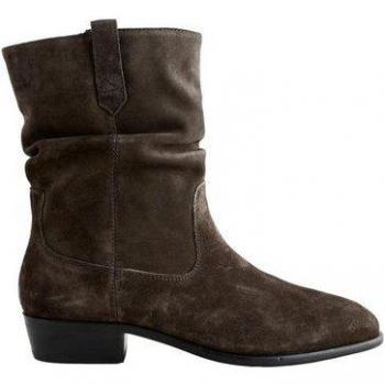 Bottes Slouch en Suède Marron Next