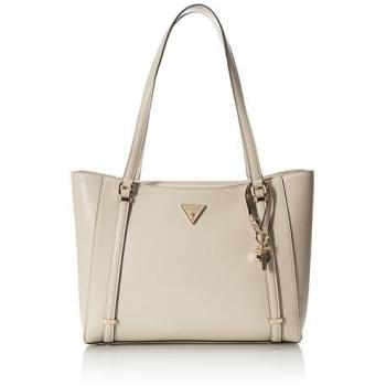 GUESS Daryna Elite – Sac à Épaule Beige 33,5 × 26 × 8 cm