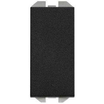 Interrupteur à bouton-poussoir noir mat Simon 270