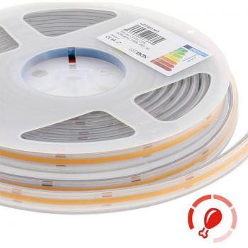 Tira LED 24V Monocolor COB 5m 512Led/m 60W IP67 Rosa/Magenta