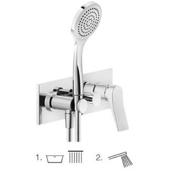 Gessi Rilievo, solution prête à poser pour mitigeur monocommande