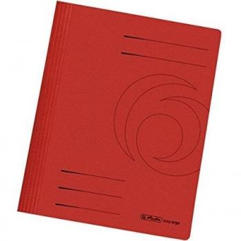 Cartella in Cartoncino Rosso A4
