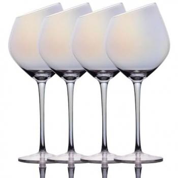 Intirilife Weinglas 470 ml – Glas, Wein-Glas Set, Spülmaschinenfest, 4‑teilig