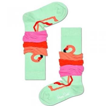 Calcetines Altos para Niños con Flamencos Suaves Talla 0-3A