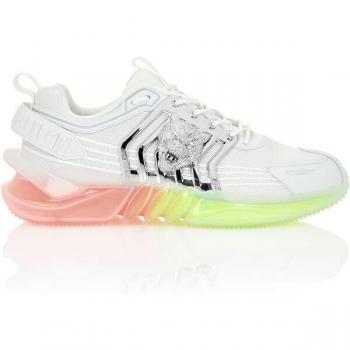 PLEIN SPORT Tiger Sneaker – Herrengröße 43, weiß