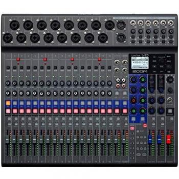 Zoom L-20 Table de Mixage avec 6 Mixages Casques Individuels