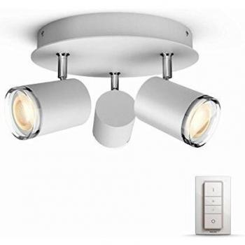 White Hue Spiral Plate with Dual Surfaces