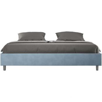 Letto Sommier Senza Rete Imbottito Azzurro 200x210