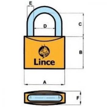 Lince candado latón an 300-50