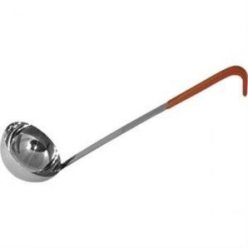 Vogue Professional 237 mL Orange Ladle – Heavy‑Duty Stainless Steel