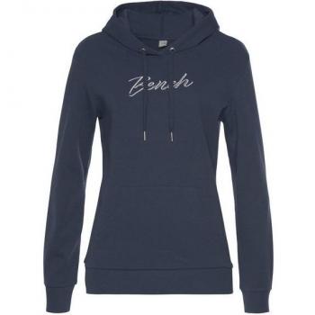 Marinefarbener Hoodie von Bench Loungewear für Damen Gr. 44/46