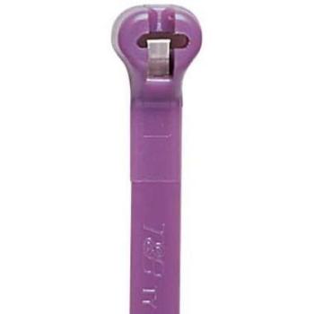 Bandeja para Cables con Brida de Nylon 66 Púrpura (ABB) 137 mm x 3,6 mm