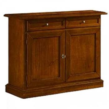 Madia in Legno 2 Ante Stile Arte Povera 105x42x85