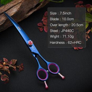 Tijeras de peluquería para perros Fenice 440C 7.5-8.0 pulgadas