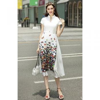 Zomer Party Elegante Qipao Jurk voor Vrouwen in Aziatische Mode
