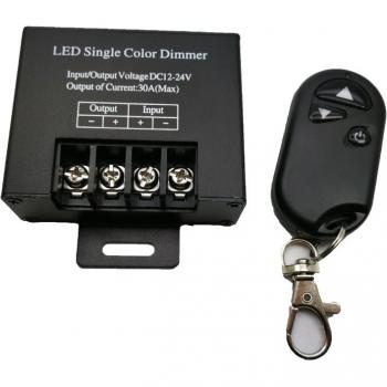 Single Color LED Dimmer with 30A Output and RF Remote