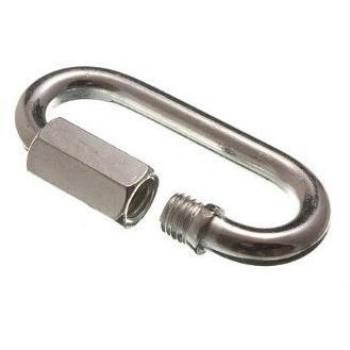 Durable Quick Link Chain Repair Shackle 7mm 9/32 BZP Zinc Plated Steel (Pack of 100)