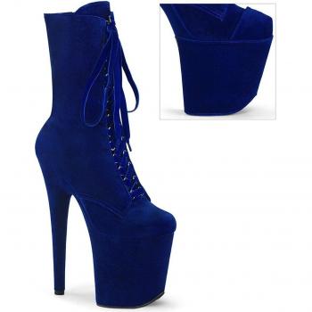 Pleaser FLAMINGO-1045VEL Damen Boots Dunkelblau EU 38