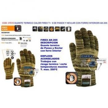 Guanti Firex T9 Panox Termico Kevlar Fodera AK‑205