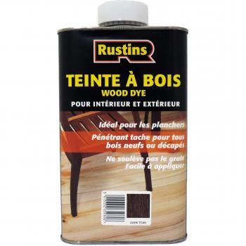 Rustins 1‑Liter Dark Teak Timber Paint