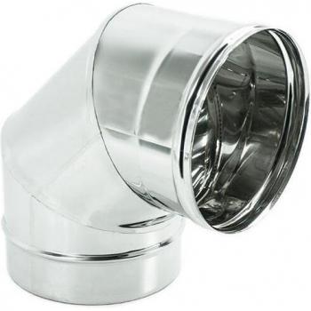 Codo AISI 304 90° con diámetro interno 30 cm