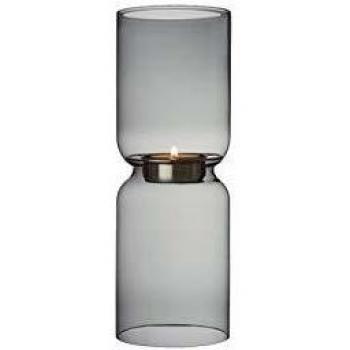 Iittala Photophore 25 cm Gris foncé