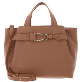 Coccinelle Stylish Brown Leather Shoulder Bag