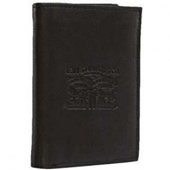 LEVIS FOOTWEAR AND ACCESSORIES Vintage Two Horse Vertical, Monedero para Hombre, Negro