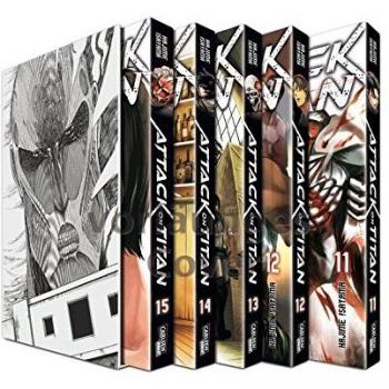 Attack on Titan 11-15 im Sammelschuber mit Extra Isayama, Hajime Buch