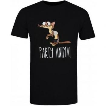 T-shirt da uomo in cotone con animali festivi di Zootropolis