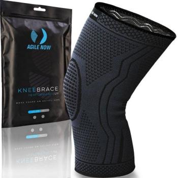 Unisex Agile NOW Knee Bandage Performance Up 1 in Schwarz