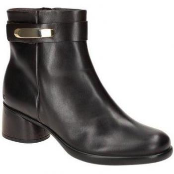 Braune Damenstiefel Ecco Sculpted LX 35 Mocha, 36 mm