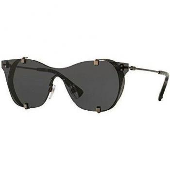 Gafas de Sol para Mujer Valentino 0VA2016, Plateado (Ruthenium/Darkgrey)