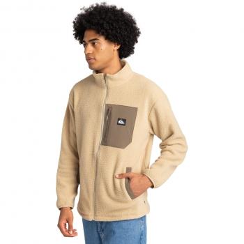 Chaqueta Polar Quiksilver Clean Coast Beige Claro Marrón para Hombre