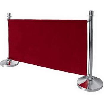 Bolero Red Canvas Barrier with Steel Fixings