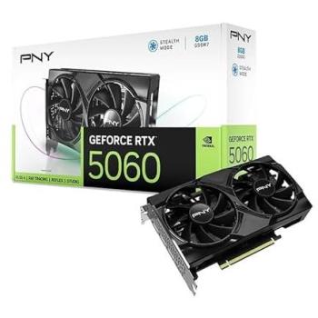 Scheda grafica PNY Geforce RTX 5060 8 GB GDDR7 Dual Fan DLSS 4