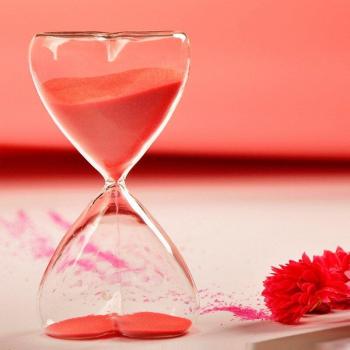 European Love Clock – 15‑Min Wedding Sandglass
